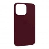 Силиконовый чехол для iPhone 16 Maroon FULL (NO LOGO)