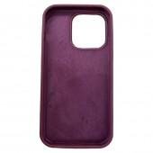 Силиконовый чехол для iPhone 16 Maroon FULL (NO LOGO)