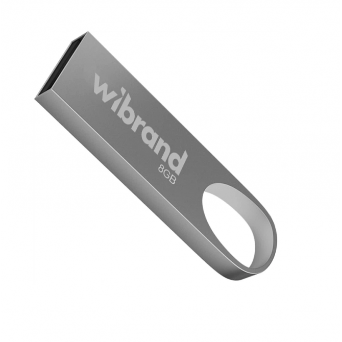 Флеш память Wibrand USB 2.0 8Gb Irbis Серый