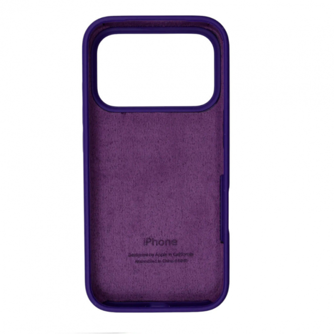 Силиконовый чехол для iPhone 17 Pro Amethyst FULL-1