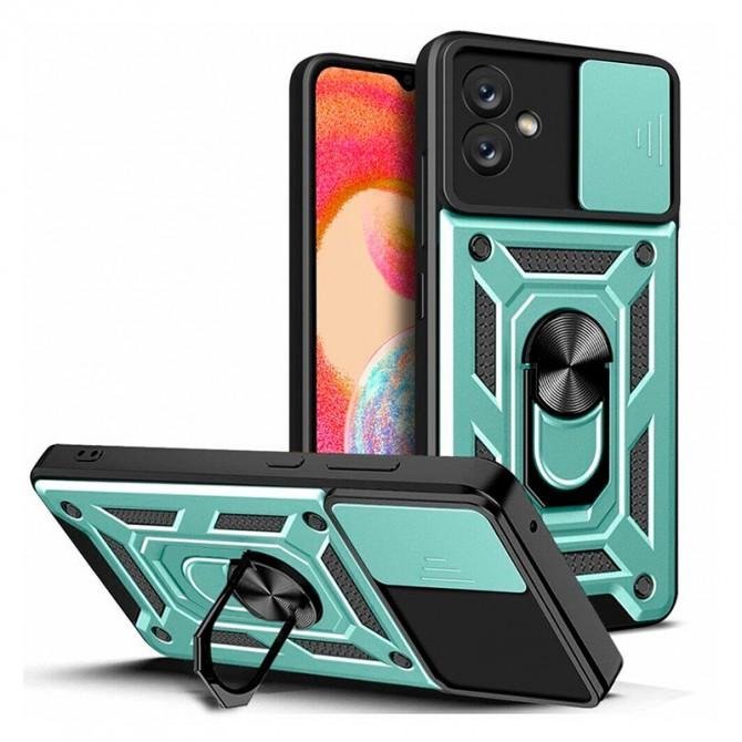 Чехол HONOR Hard Defence Series Samsung A042 Galaxy A04e Green (with Camshield and magnet)