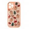 Чохол TPU Cute Christmas iPhone 12 Pro Pink