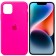 Оригинальный силиконовый чехол для iPhone 14 Bright Pink FULL