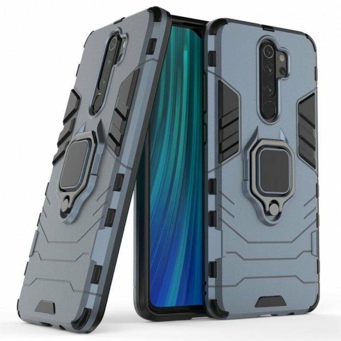 Чохол HONOR Hard Defence Series для Xiaomi Redmi Note 8 Pro Space Grey (з тримачем)-3