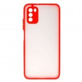 Чехол MATT CASE Xiaomi Poco M3 Красный Чехол MATT CASE Xiaomi Poco M3 Красный