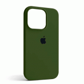 Силиконовый чехол для iPhone 16 Pro Max Army Green FULL Силиконовый чехол для iPhone 16 Pro Max Army Green FULL