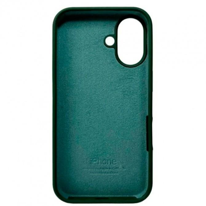 Силиконовый чехол для iPhone 16 Atrovirens FULL-1