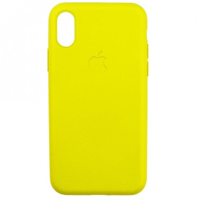 Чехол силиконовый для iPhone Xr Желтый-1