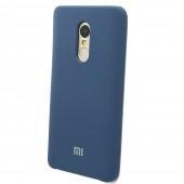 Чехол Soft Case для Xiaomi Redmi Note 4x Синий FULL