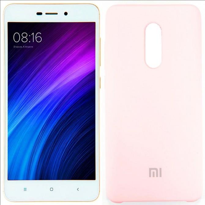 Чохол Soft Case для Xiaomi Redmi Note 4x Рожевий FULL