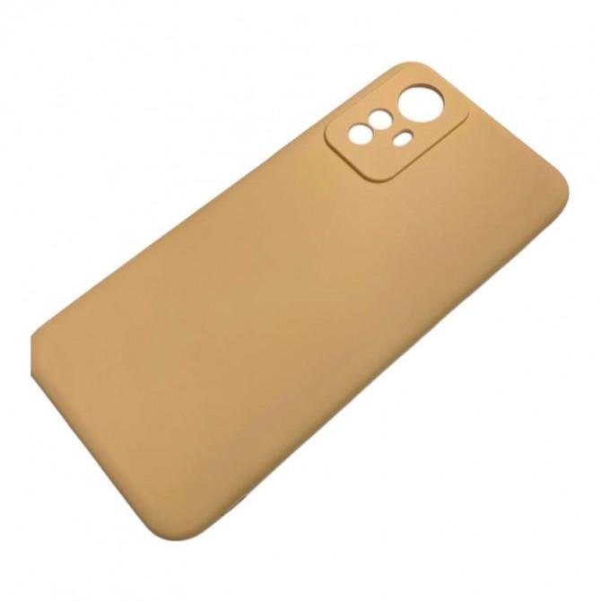 Силиконовый чехол Xiaomi Redmi Note 12S Свет Бежевый FULL-1