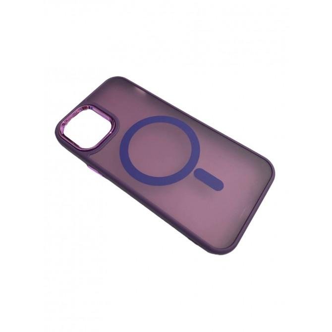 Чехол Pjur with Magsafe for iPhone 14 Pro Dark Purple-1