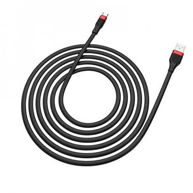 Кабель Hoco U72 Forest Silicone Type-C 1.2m Black-2