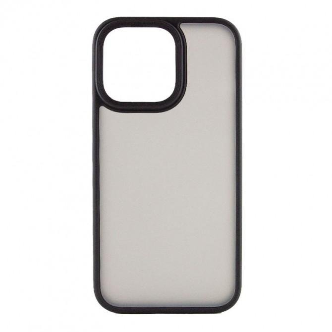 Чехол TPU+PC Metal Buttons для Apple iPhone 13 (6.1") Черный