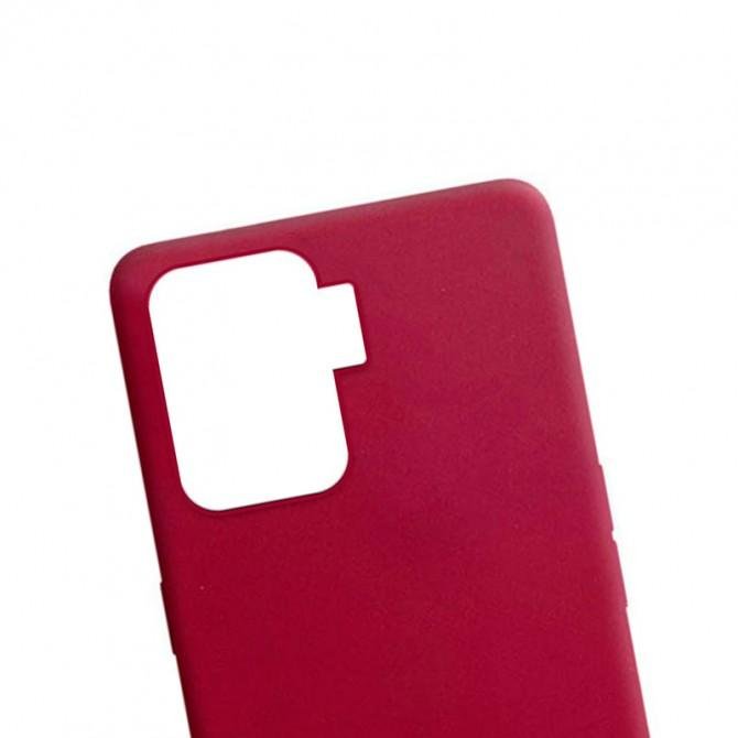Силиконовый чехол Candy для Oppo Reno 5 Lite/A94 Бордовый-2