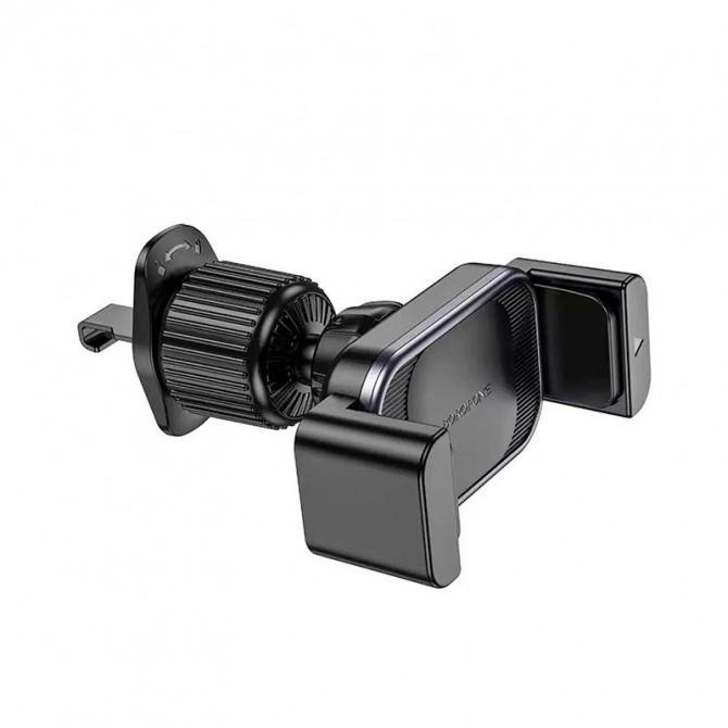 Холдер Borofone BH106 Ascend pull clip (air outlet) Black/Metal Grey-1