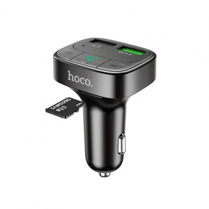 ФМ Модулятоор Hoco with Charger E59 1USB/QC 3.0 Black-2