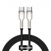 Кабель Baseus Cafule Type-C/Type-C 100W (CATJK-C01) Black/Grey 1m Кабель Baseus Cafule Type-C/Type-C 100W (CATJK-C01) Black/Grey 1m