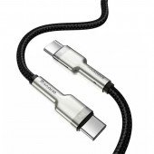 Кабель Baseus Cafule Type-C/Type-C 100W (CATJK-C01) Black/Grey 1m Кабель Baseus Cafule Type-C/Type-C 100W (CATJK-C01) Black/Grey 1m