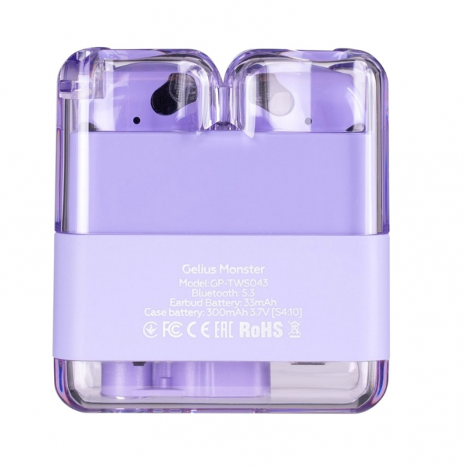 Навушники Bluetooth Headset Gelius Monster GP-TWS043 Violet-2