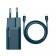 Мережевий зарядний пристрій 1Type-C Baseus Super Si 1C 20W EU Sets Blue + Type-C to Lightning 3A 1m