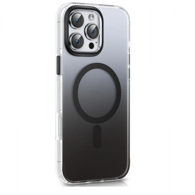 Чехол TPU+PC Shadow with MagSafe для Apple iPhone 16 Pro (6.3") Grey-1