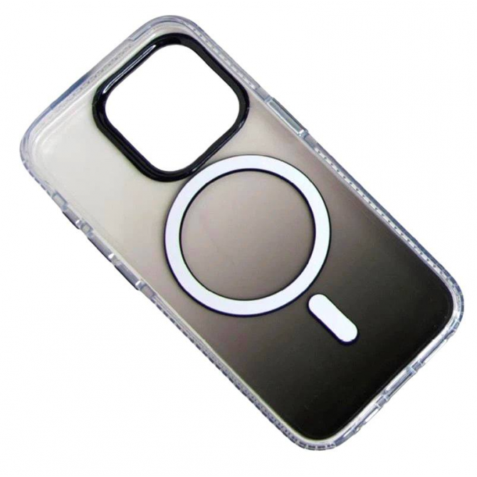 Чехол TPU+PC Shadow with MagSafe для Apple iPhone 16 Pro (6.3") Grey-2