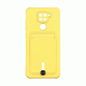 Чехол TPU Colorfull Pocket Card для Xiaomi Redmi Note 9/ Redmi 10X Желтый Чехол TPU Colorfull Pocket Card для Xiaomi Redmi Note 9/ Redmi 10X Желтый