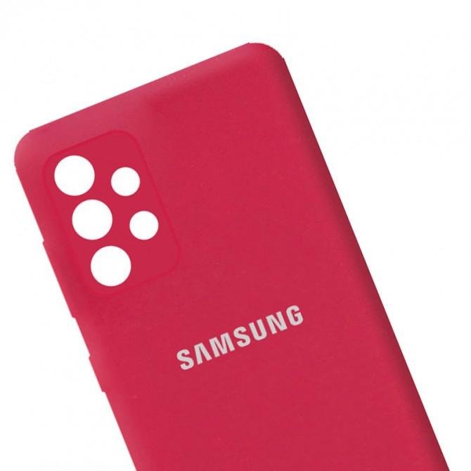 Чохол накладка Original Soft Case Samsung A325 Galaxy A32 Бордовий FULL-1
