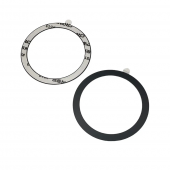 Пластина-кільце для MagSafe тримачів металева (+скотч) Black