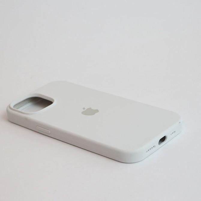 Оригинальный силиконовый чехол для iPhone 15 Pro Max White FULL-3