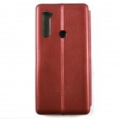 Чохол книжка U-Like Best для Xiaomi Redmi Note 8T Темно Вишневий