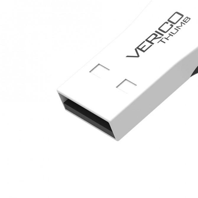 Флеш пам'ять Verico USB 16Gb Thumb Білий+Чорний-1