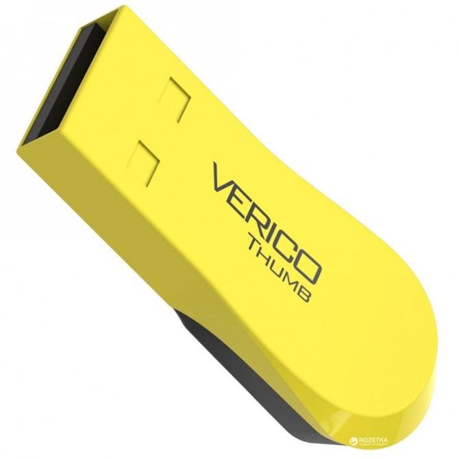Флеш память Verico USB 16Gb Thumb Жёлтый+Чёрный