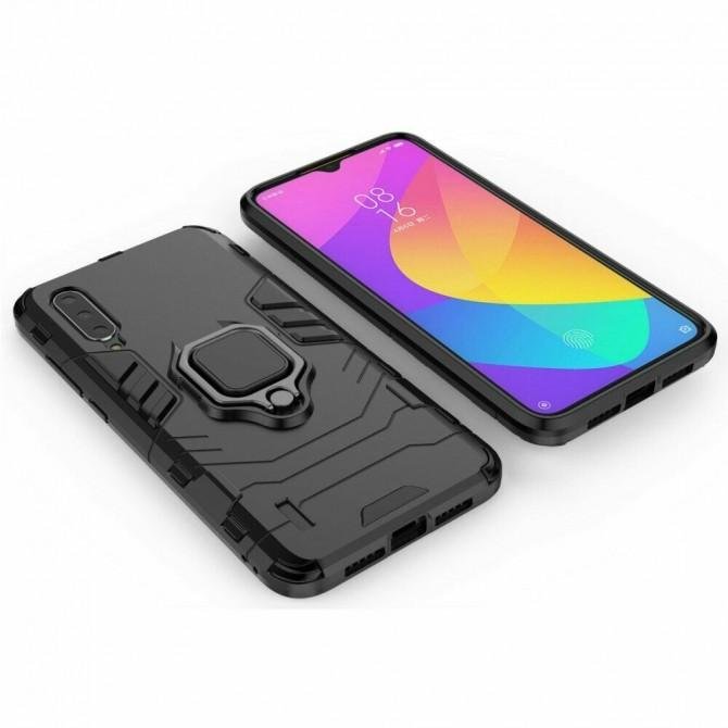 Чехол HONOR Hard Defence Series для Xiaomi Mi9 Lite Black (с держателем)-1