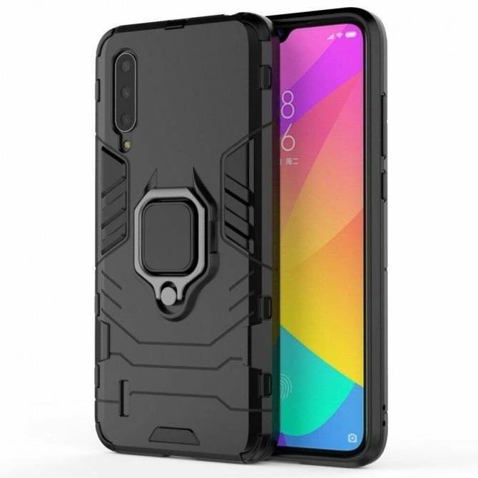 Чехол HONOR Hard Defence Series для Xiaomi Mi9 Lite Black (с держателем)-2