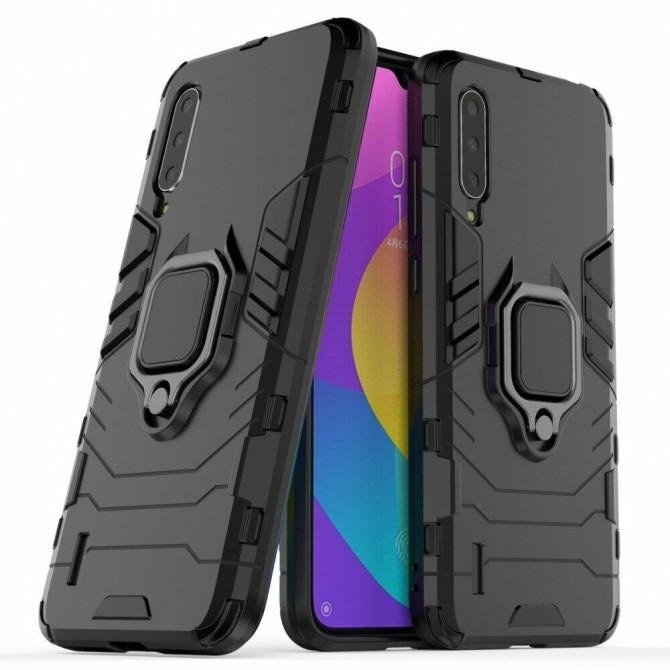 Чехол HONOR Hard Defence Series для Xiaomi Mi9 Lite Black (с держателем)-3