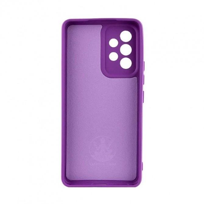 Чехол Original Soft Case Samsung A525 Galaxy A52 Фиолетовый FULL-1