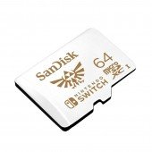 Карта памяти  SanDisk MicroSDXC 64GB UHS-I For Nintendo Switch (Class 10) A1 (R100Mb/s, W90Mb/s)