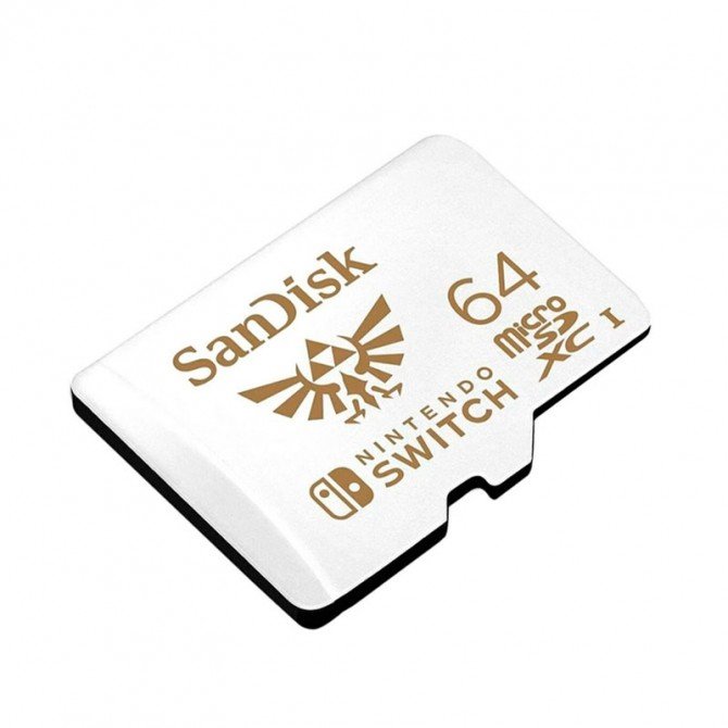 Карта памяти SanDisk MicroSDXC 64GB UHS-I For Nintendo Switch (Class 10) A1 (R100Mb/s, W90Mb/s)