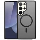 Чехол TPU+PC Lyon Frosted series with Magsafe Samsung Galaxy S25 Ultra Black