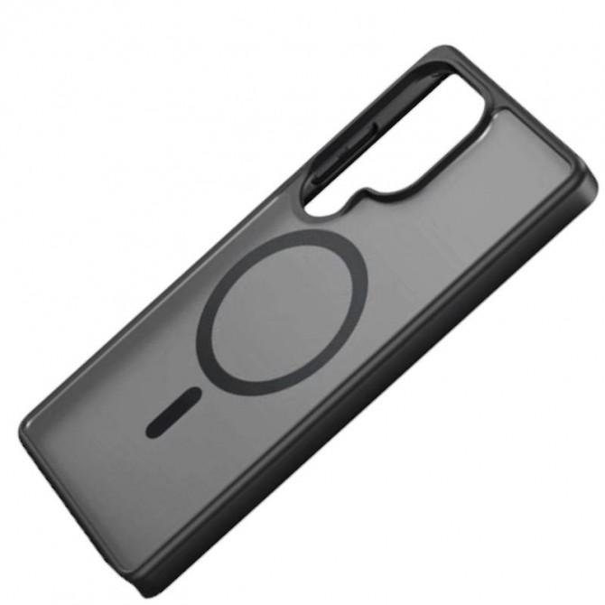 Чехол TPU+PC Lyon Frosted series with Magsafe Samsung Galaxy S25 Ultra Black-2