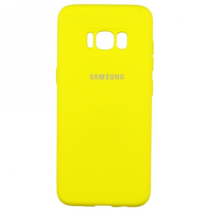 Чохол Soft Case для Samsung G950 Galaxy S8 Яскраво Жовтий FULL-1
