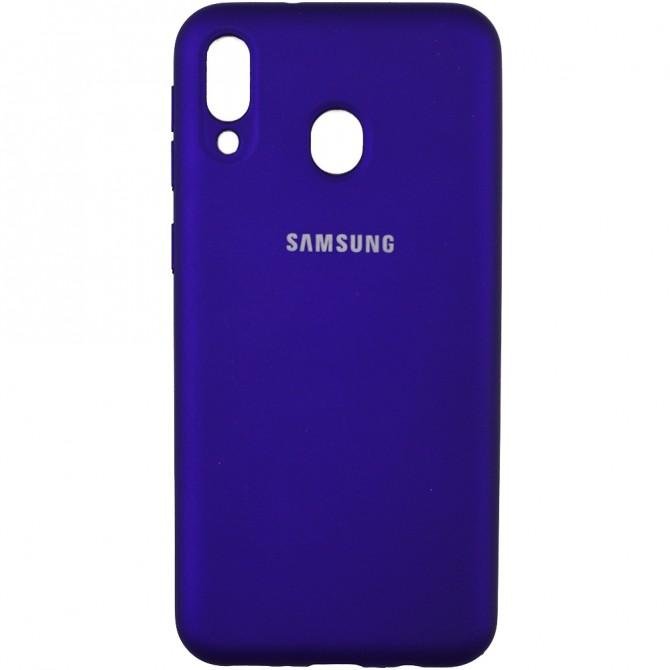 Чохол Soft Case для Samsung M205 Galaxy M20 Фiолетовий FULL-1