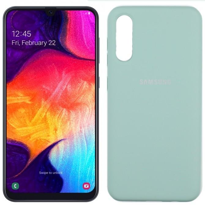 Чехол Soft Case для Samsung A307/A505 Galaxy A30s/A50 2019 Светло голубой FULL