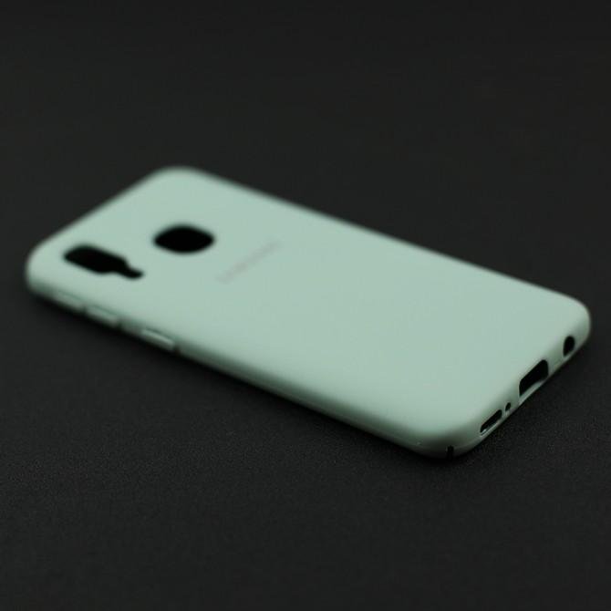 Чехол Soft Case для Samsung A405 Galaxy A40 2019 Светло голубой FULL-3