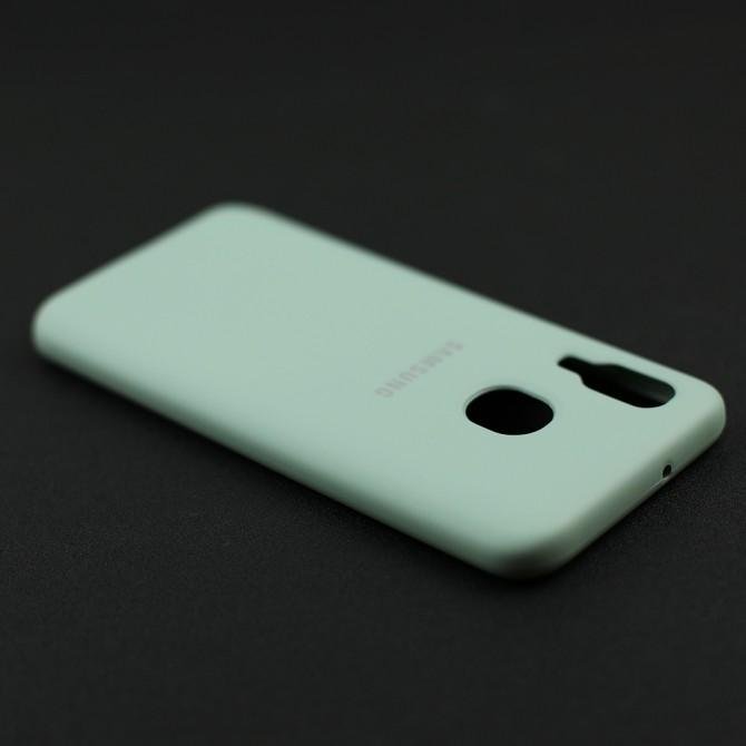 Чехол Soft Case для Samsung A405 Galaxy A40 2019 Светло голубой FULL-4