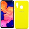 Чехол Soft Case для Samsung A405 Galaxy A40 2019 Желтый FULL