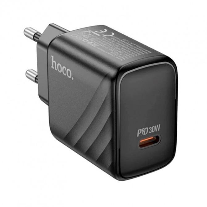 Сетевое заряднное устройство 1Type-C Hoco CS22A PD30W Black