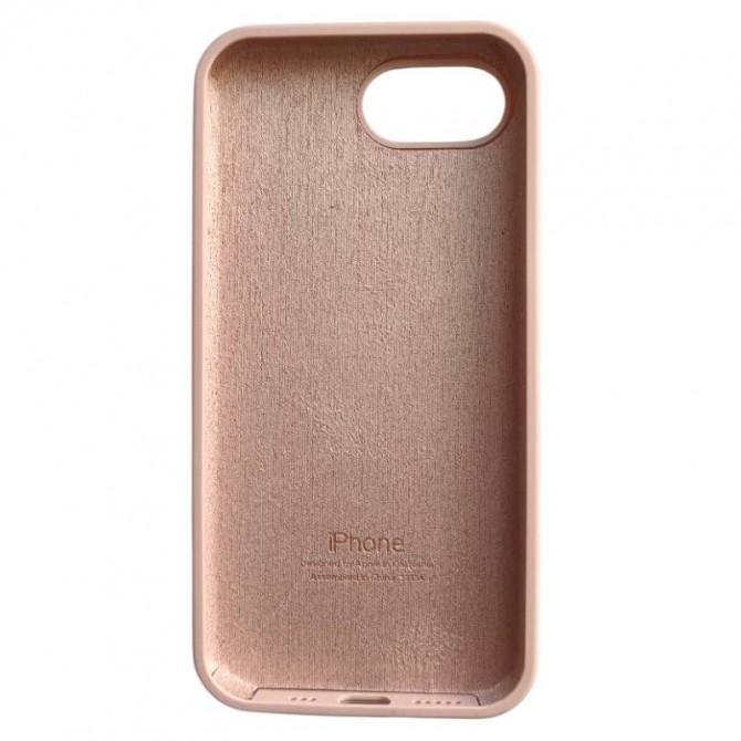 Cиліконовий чохол для iPhone 16e Pink Sand FULL-2